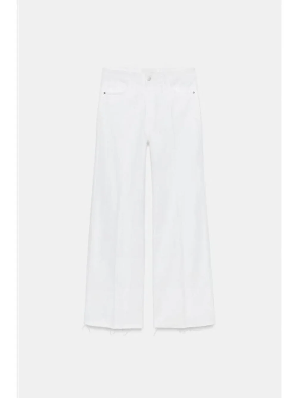ZARA Z1975 MID-RISE STRAIGHT LEG JEANS
